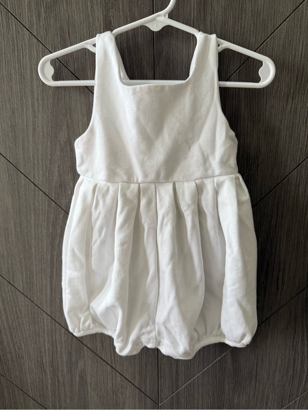 Habitual Kids White Bubble One-Piece Romper